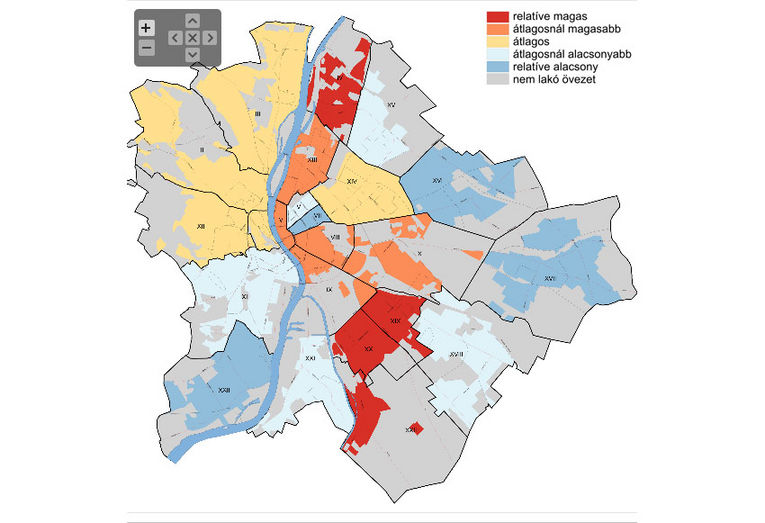 G&eacute;pj&aacute;rműlop&aacute;sok megoszl&aacute;sa budapesten